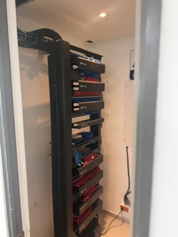 Rack de cableado estructurado